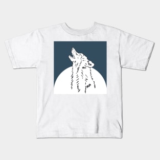 Pra Loup Howling Wolf Kids T-Shirt